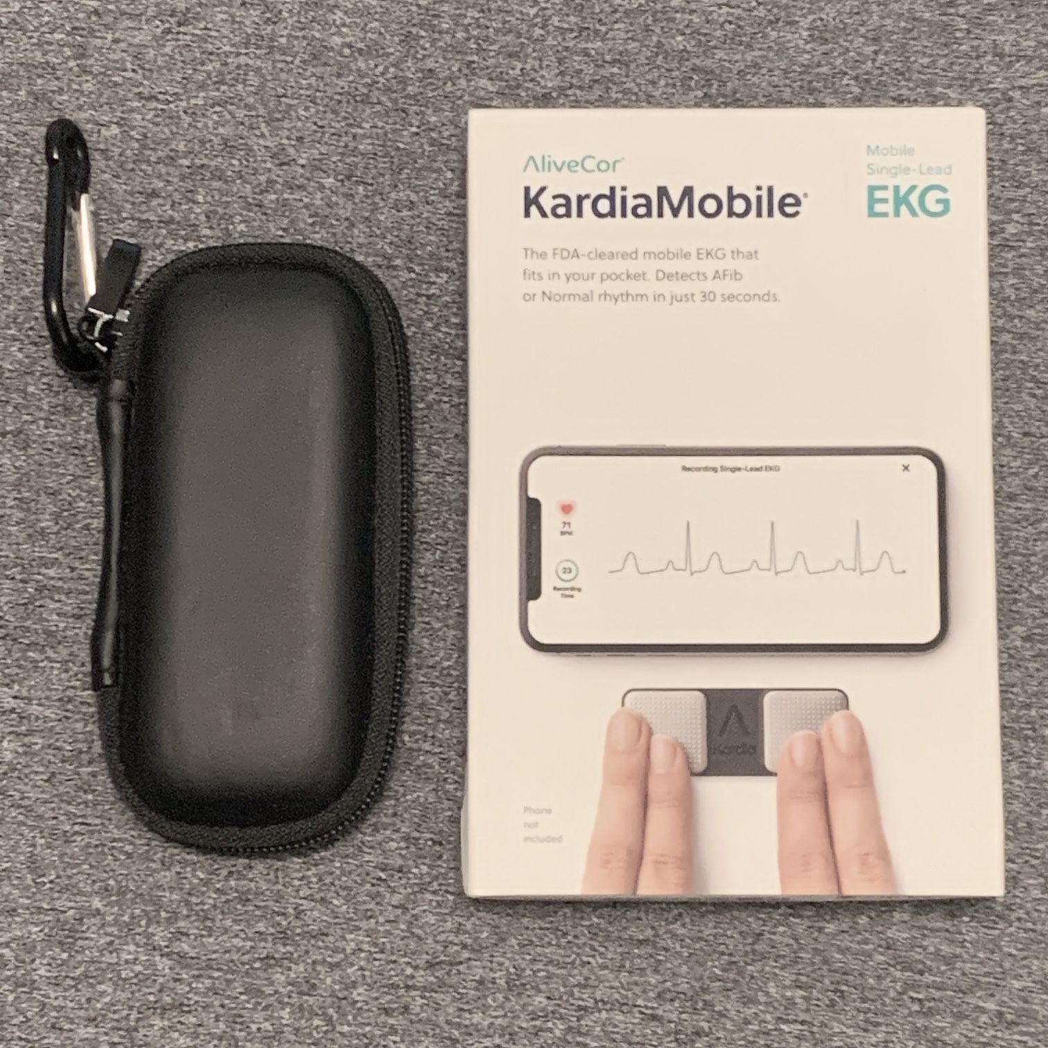 AliveCor Kardia mobile Kardia Mobile EKG Monitor w/ Case for Sale