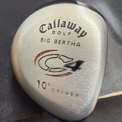 Callaway Big Bertha C4 Driver 10 Degrees Graphite Firm Flex Right-Handed