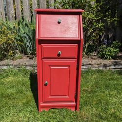 Solid wood cabinet/secretary desk