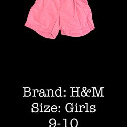 Girls Size 8-10 Shorts 