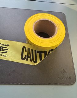 3-Inch Yellow Caution Tape Standard Barricade Tape Used Lots left Great condition
