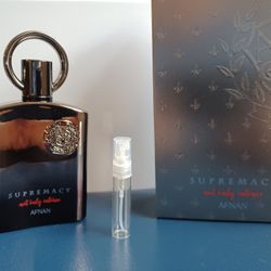 Afnan Supremacy Not Only Intense Fragrance 5ml Sample 