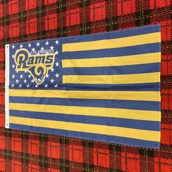 Brand New Los Angeles Rams Banner Flag 