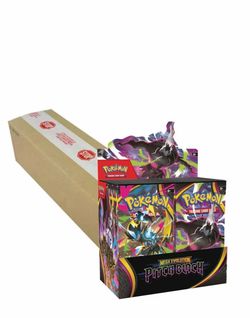 Pokémon TCG Mega Evolution: Pitch Black Booster Box Case  (Factory Sealed)