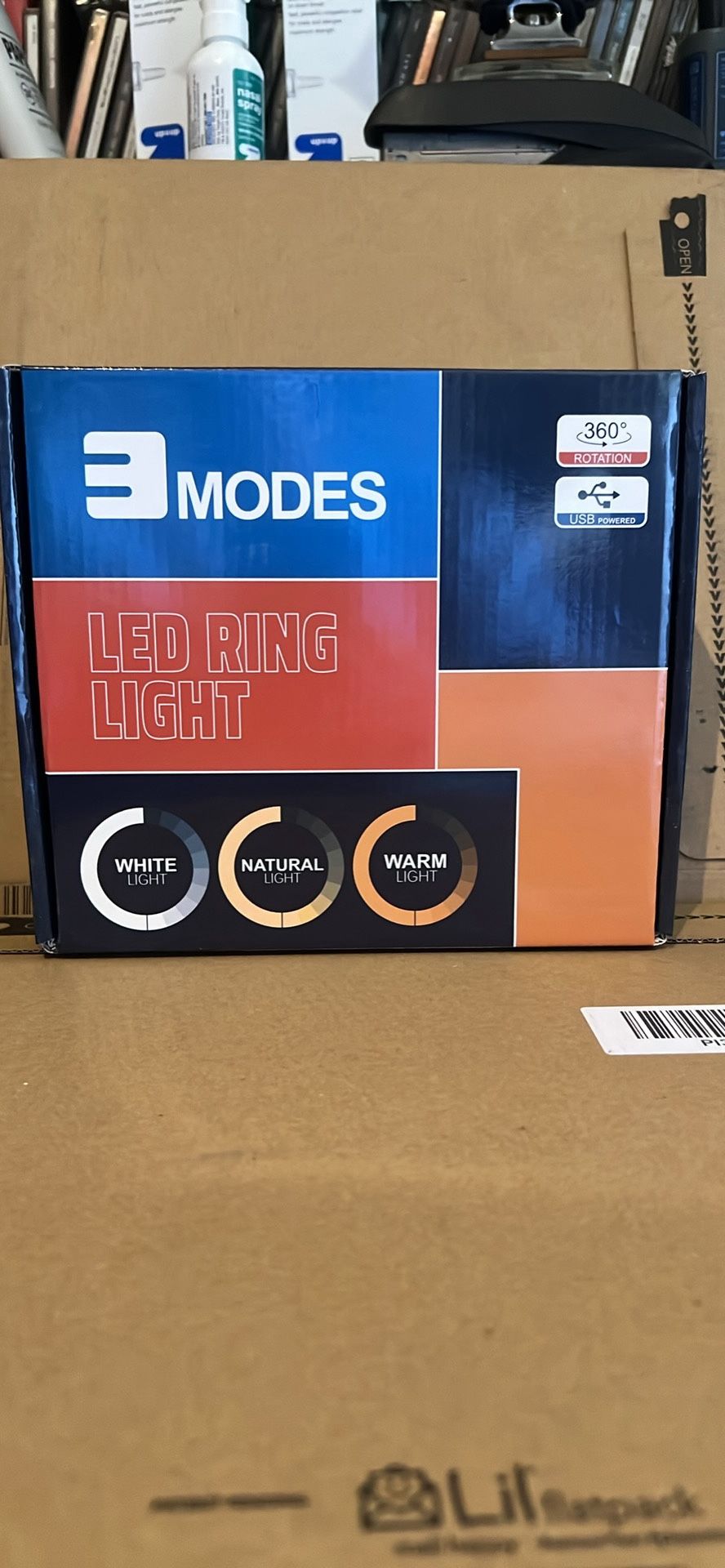 BRAND NEW JIOZER 3 MODES LED RING LIGHT