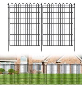 10 Panels Decorative Garden Fence