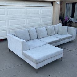 Modern Light Grey Couch