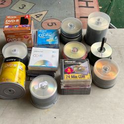 Hundreds Of DVD-R ,cd-R, Cd-Rw All Are New