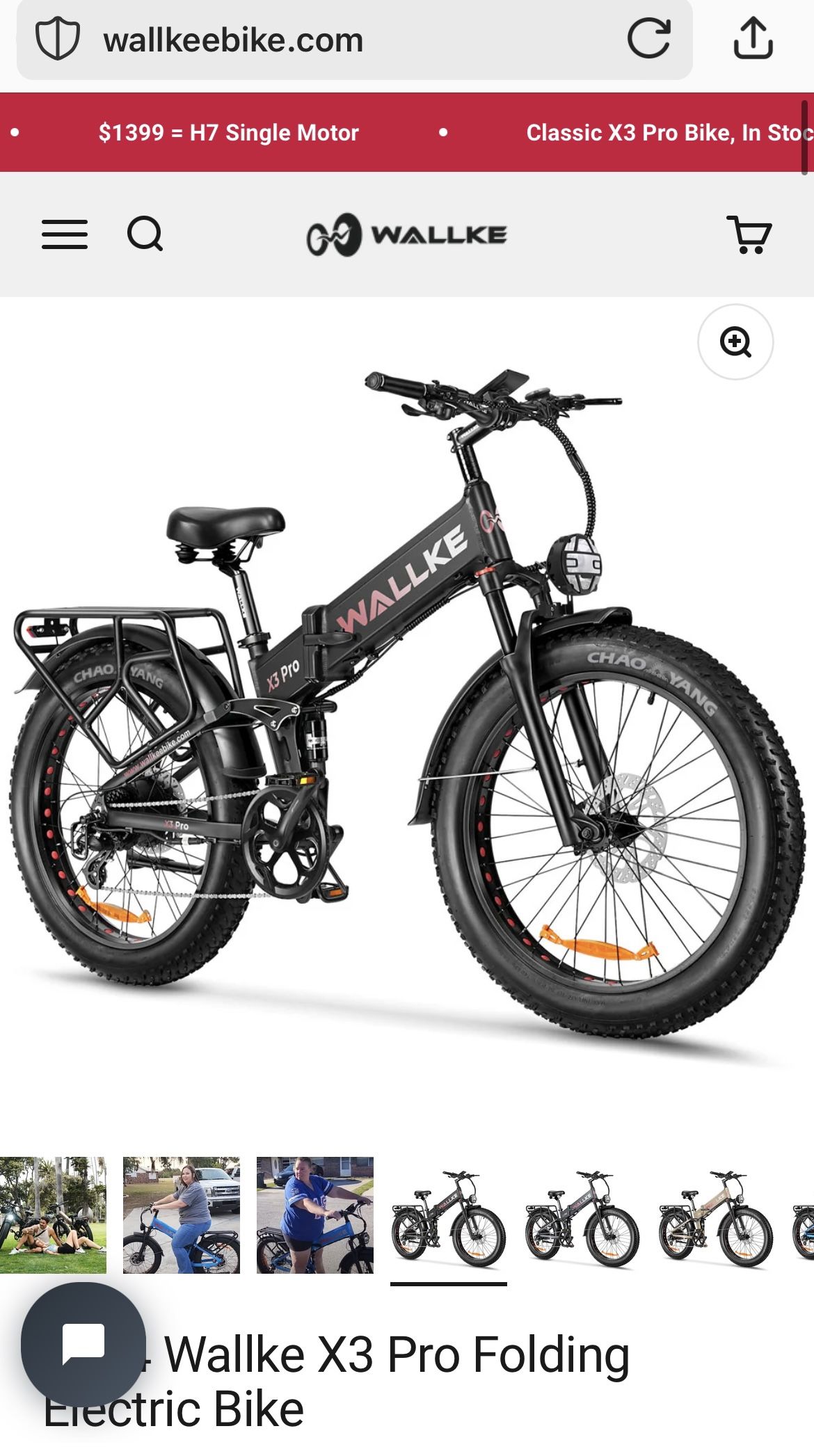 Wallke X3 Pro Folding Electric ⚡️ Bike 🚲