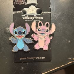 Stich And Angel Pin Disney