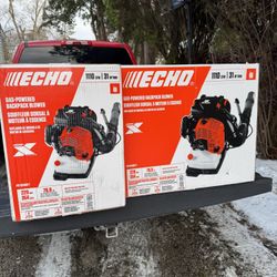 Brand new Echo 220 MPH 1110 CFM 79.9 cc Gas 2-Stroke X Series Backpack Blower with Hip-Mounted Throt