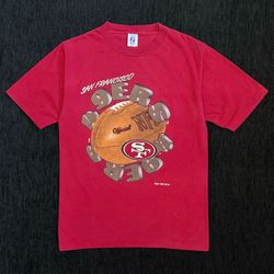 VINTAGE 90s SAN FRANCISCO 49ers TEE SIZE MEDIUM