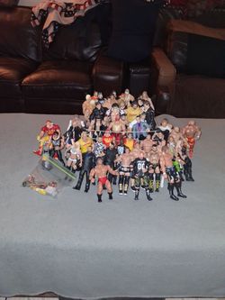 WWE Mix 56 Action Figures with Ring And Others