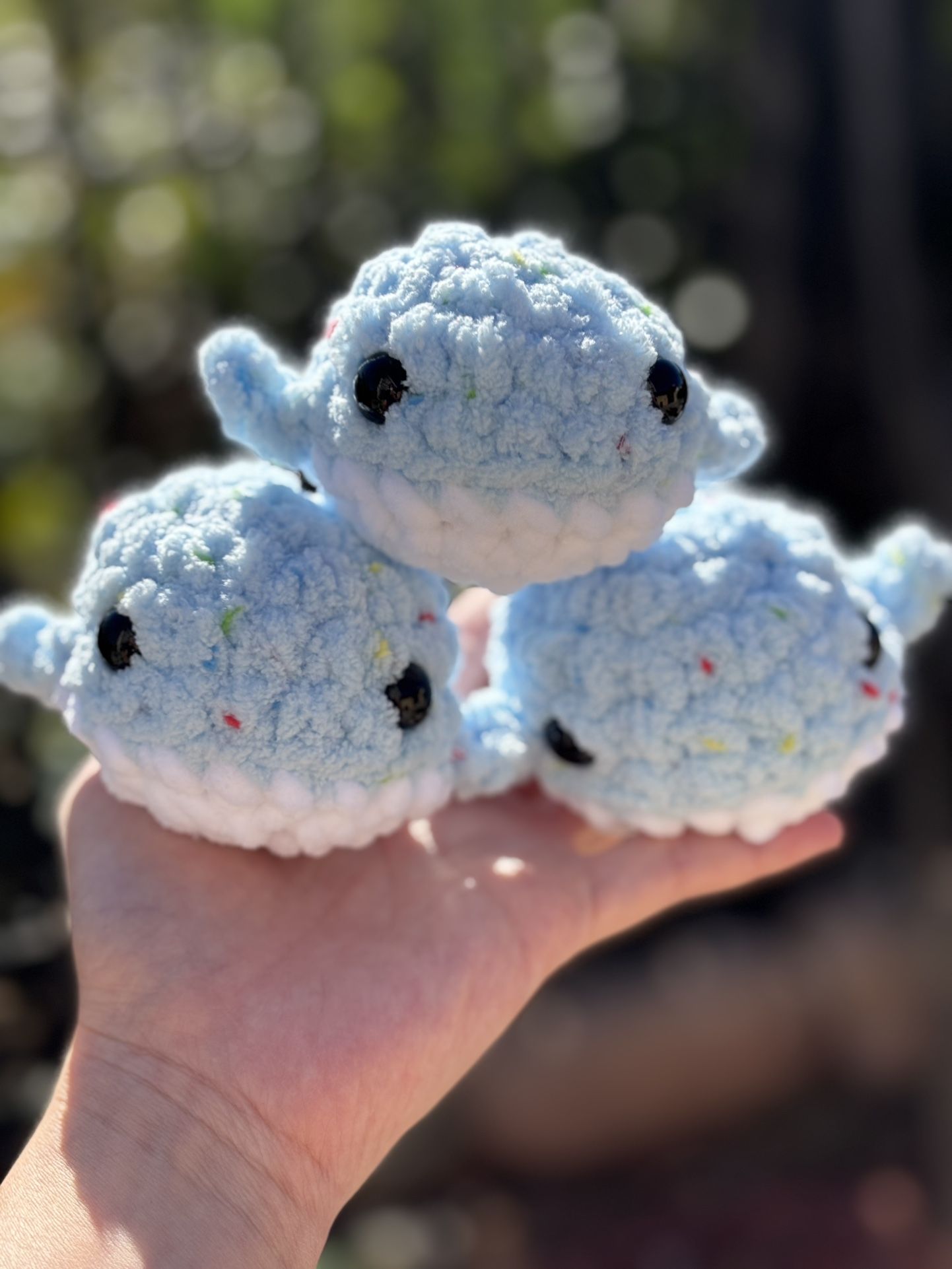 Crochet Blue Whales 🐳 Handmade 🧶 $6 Each