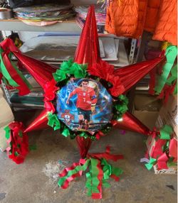 CR7 cristiano Ronaldo Portugal soccer bola star pinata