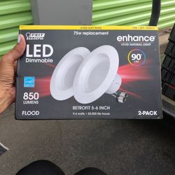 LED DIMMABLE 850 LUMENS Recessed Lighting