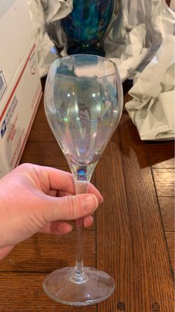 Set of four wine glasses