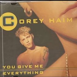 Corey Haim Signed CD You Give Me Everything Autographed The Lost Boys