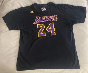 Adidas Kobe Bryant #24 Black Jersey T-Shirt Shirsey Men’s Size XL