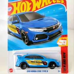 HOT WHEELS 2018 HONDA CIVIC TYPE R, THEN AND NOW
