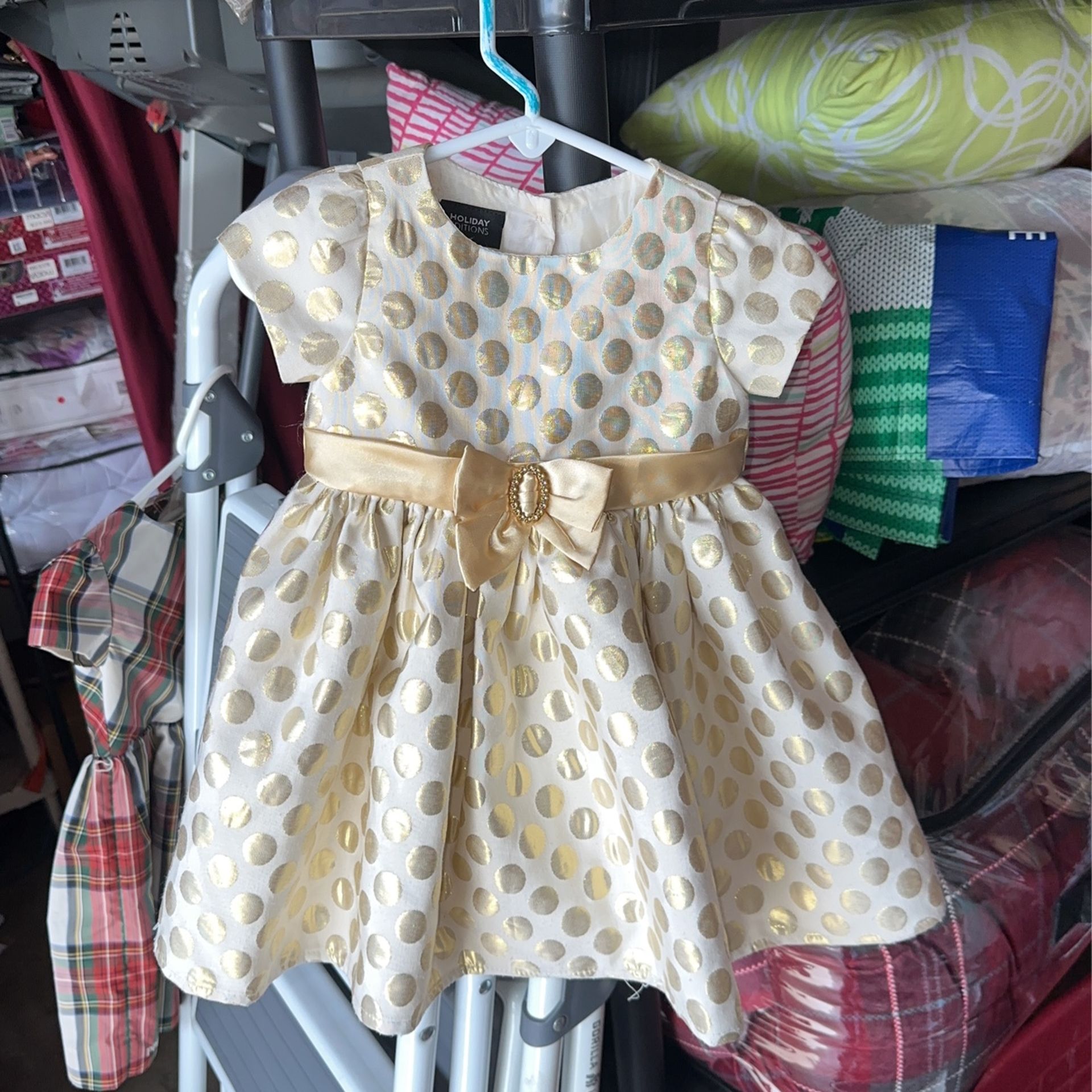 Gold Baby Girl Dress
