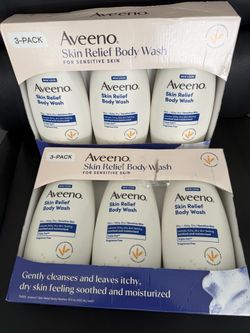Aveeno Skin Relief Body Wash 3-Pack $12