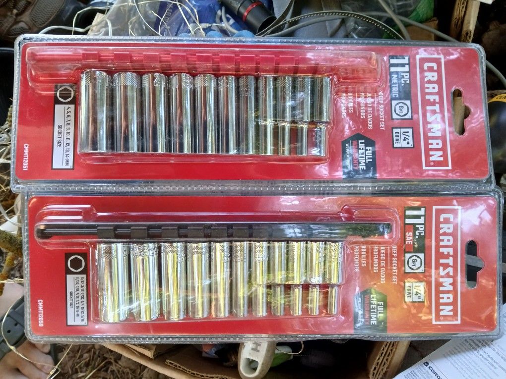 Craftsman Socket Sets $25 Each