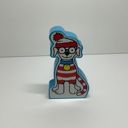 2012 Wendys Kids Meal Where's Waldo Where's Woof? Barking Toy Figure Sound Works