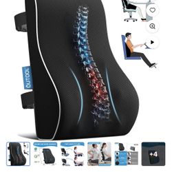 Ergo Backrest, Memory Foam Armrests & Seat Cushion