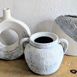 3 Ceramic Vases