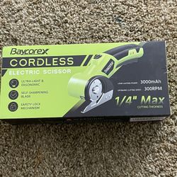 Cordless Electric Scissor.       20 Dollars 
