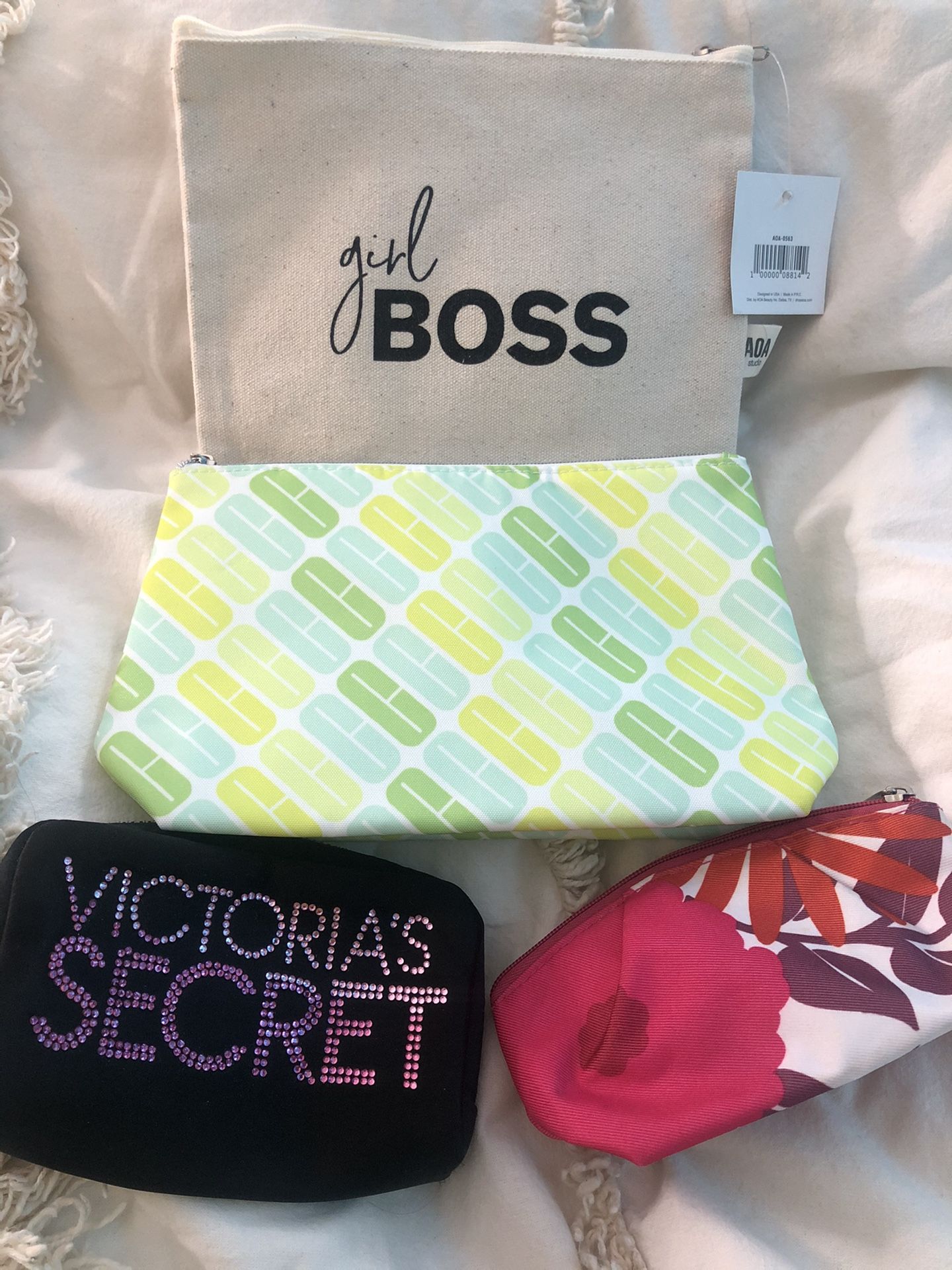 Makeup Bags! $5 each little flower one free if you buy all :)