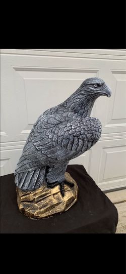 Large eagle statue