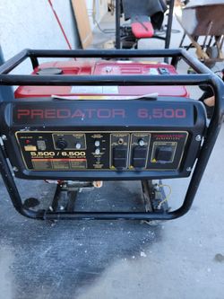 Generator 6,500 watts