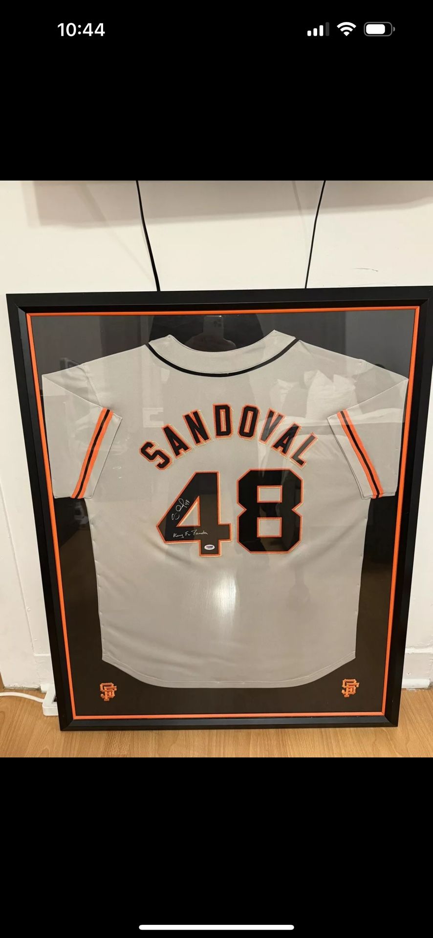 Pablo Sandoval | Game Worn Signed Jersey | With Premium Frame And Logos | PSA DNA CERTS