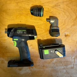 Festool T15+3 drill & Battery BPC15 5.2Ah