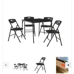 Foldable Table And 4 Chairs Brand New In Box