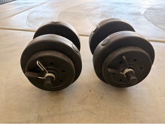 Adjustable 20 pound weights