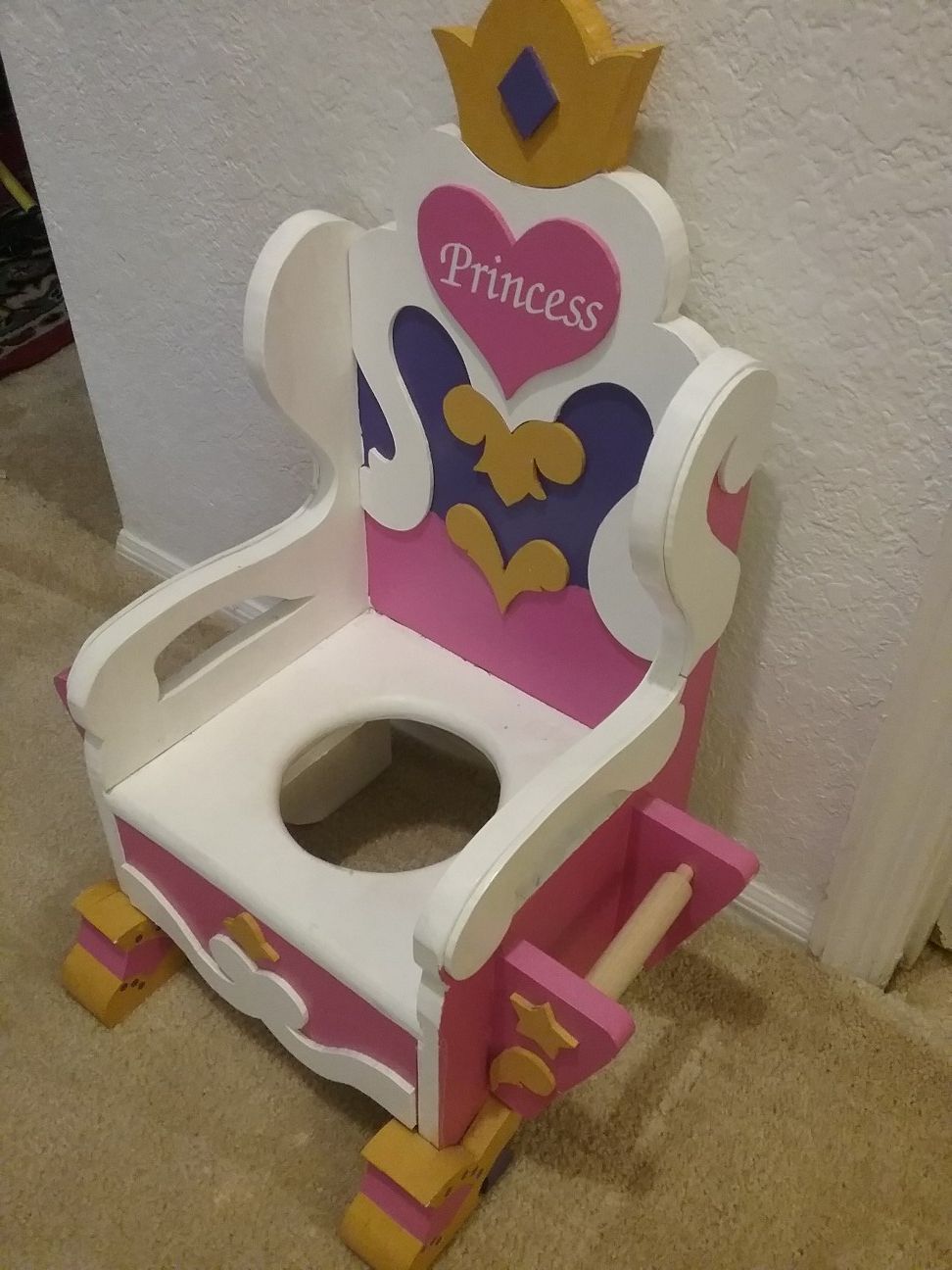 Princess potty chair