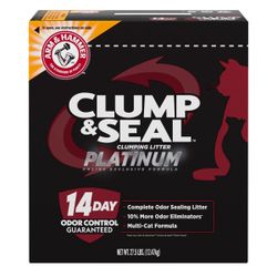 Arena aglomerante para gatos Arm & Hammer Platinum Clump Seal - 40 lb