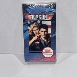 Top Gun VHS Factory Sealed 1986 Movie Tom Cruise Top Gun Nostalgia VHS