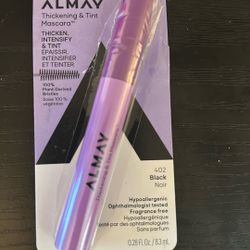 Almay Mascara, Thickening, Volume & Length Eye Makeup with Aloe and Vitamin B5, Hypoallergenic-Fragrance Free, Ophthalmologist Tested, 402 Black (Pack