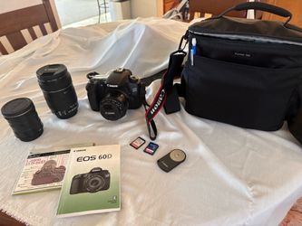 Canon eos 60D with accessories