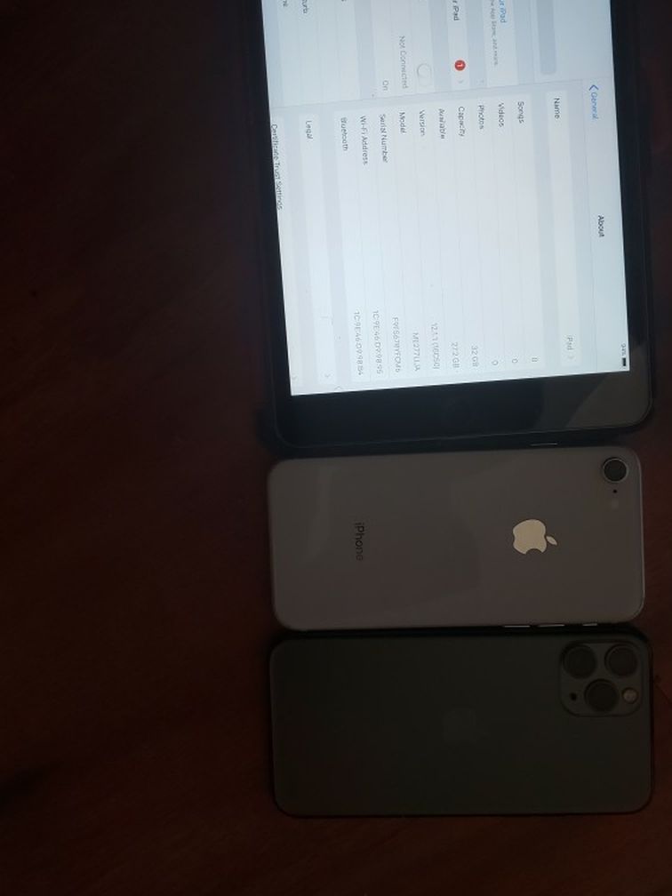 IPhone 11 Pro, IPhone 8, IPad Mini
