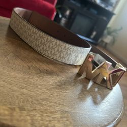 Michael Kors Logo Belt