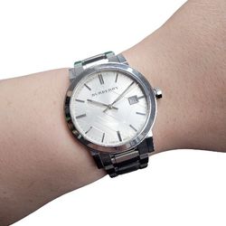 Silver Burberry Watch