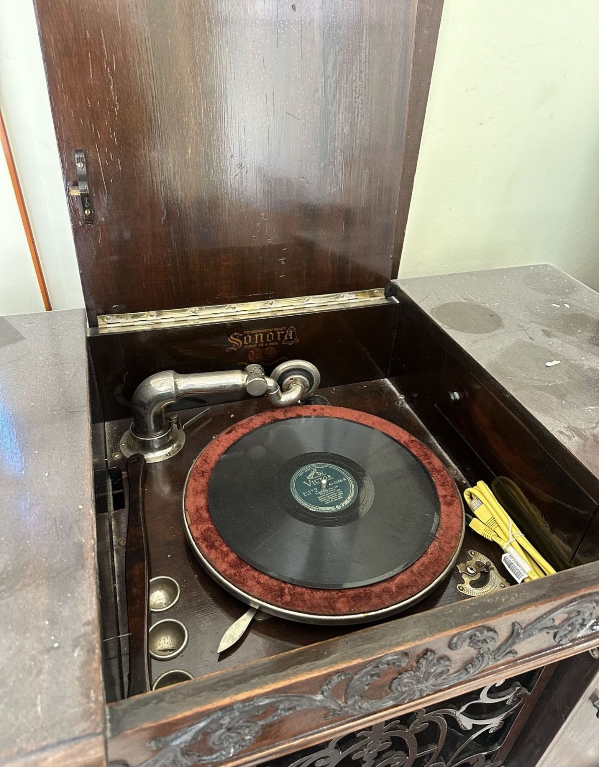 Vintage Antique Record Player