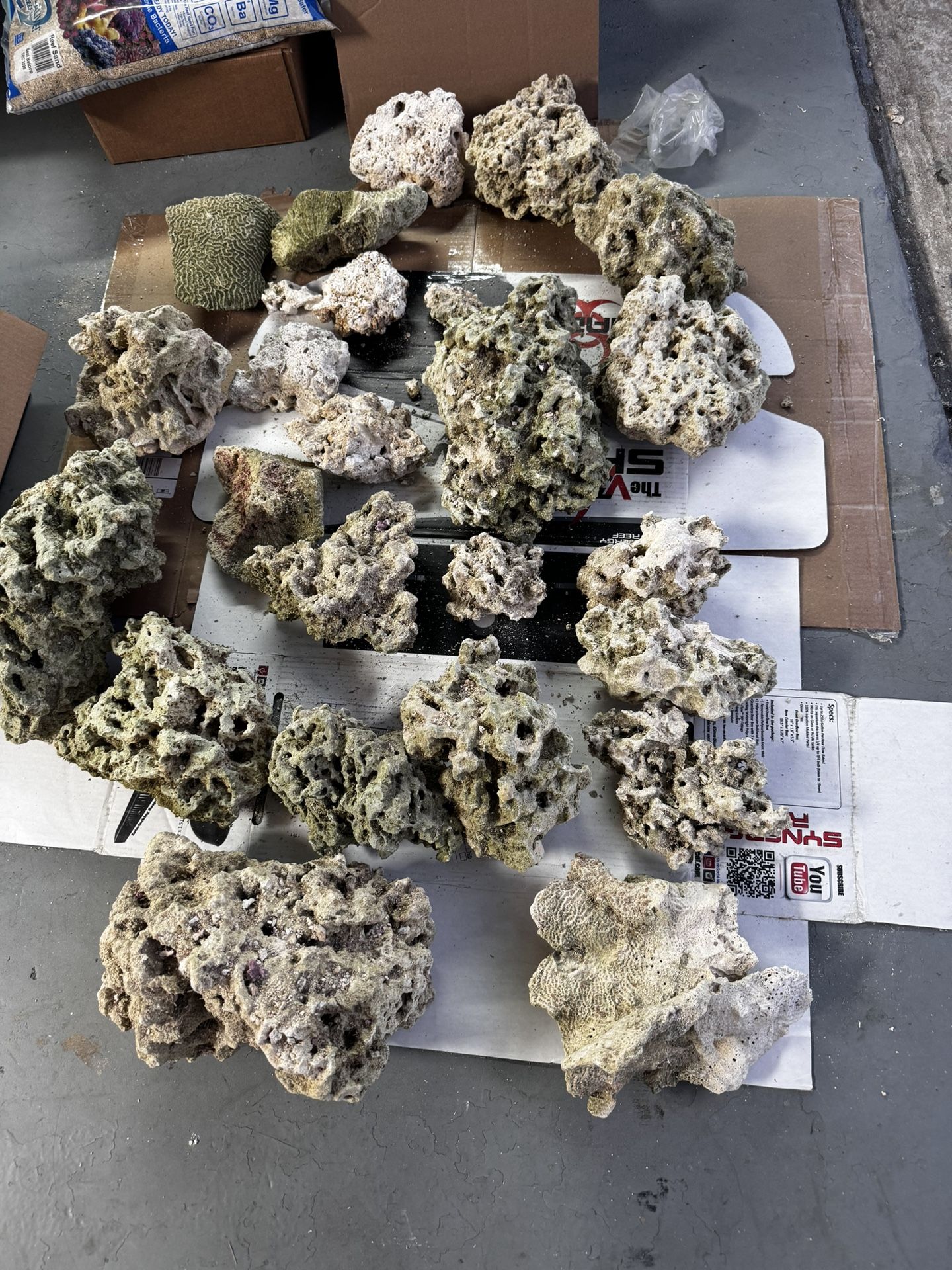 120 Pounds Dry Reef Rock