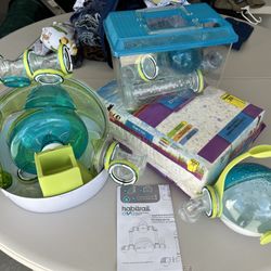 Habitrail Ovo Dwarf Hamster Habitat, Travel Cage, Waterer, Kaytee Bedding