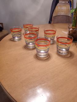 Drinking Glasses Set Of 7